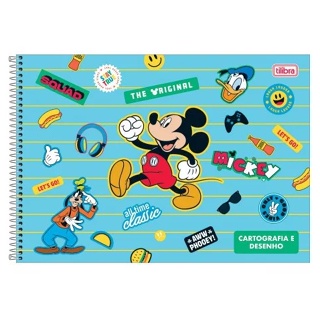 Caderno Cartografia e Desenho Mickey – TILIBRA