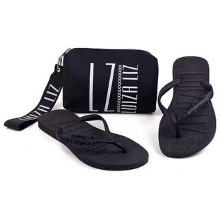 Kit Bolsa De Mão E Chinelo / Necessaire Carteira em Oferta na Shopee