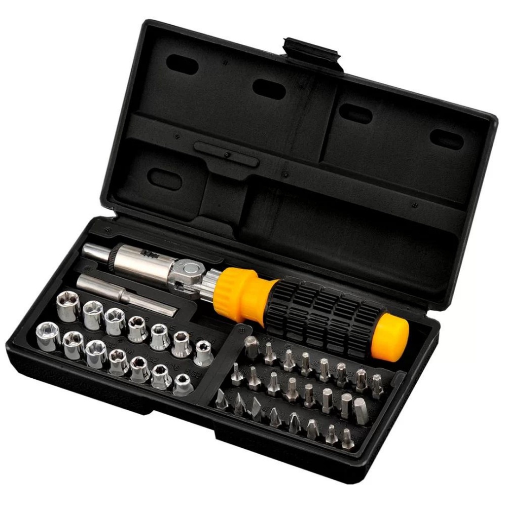 Kit Jogo De Soquete Com Estojo 1/4" 41 Peças - Titanium