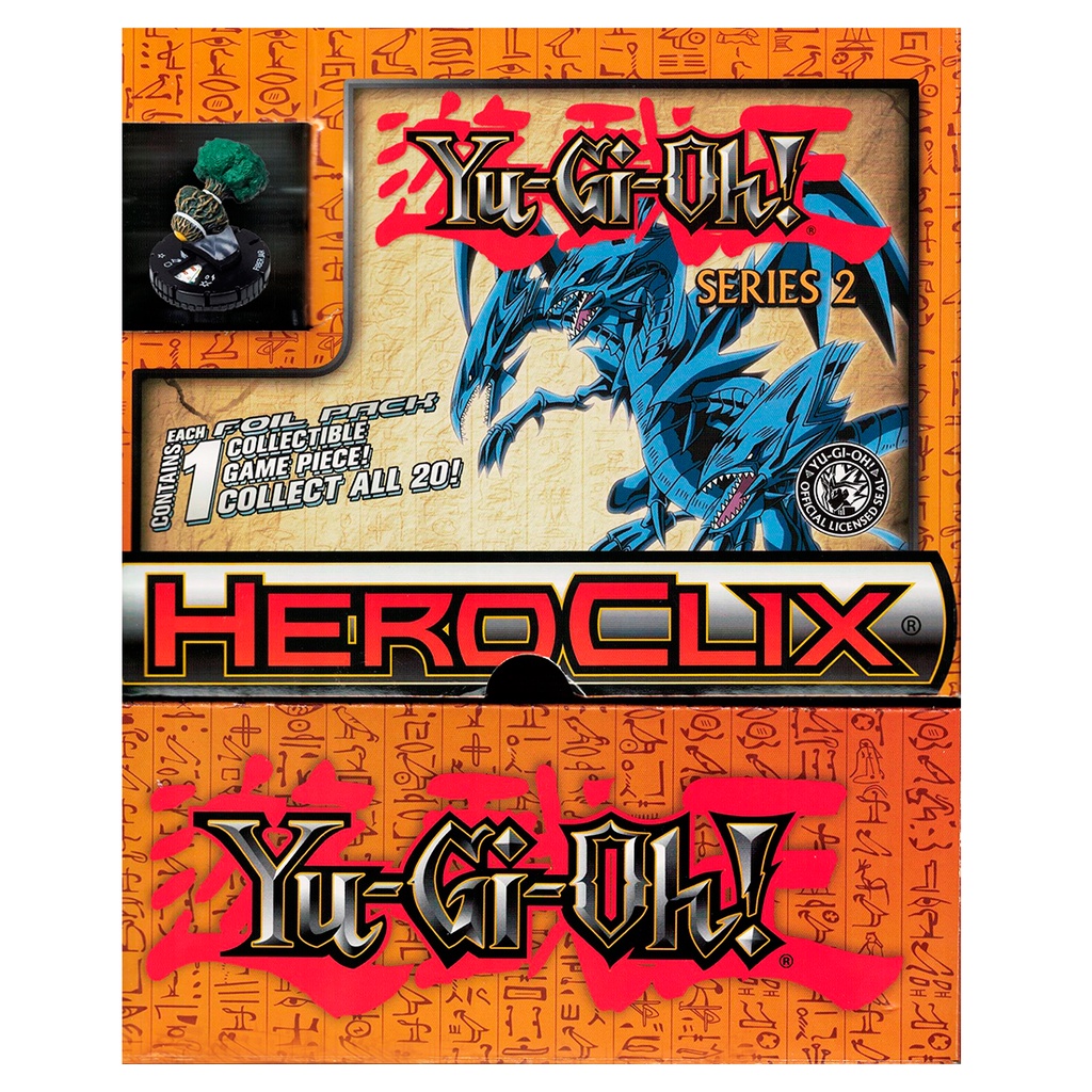 Box 24 Booster Yugioh Series 2 Heroclix Miniatura Original Inglês