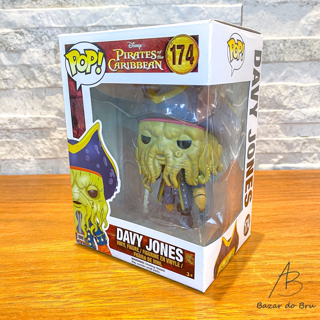 Funko Pop Davy Jones - Pirates of the Caribbean #174 | Shopee Brasil