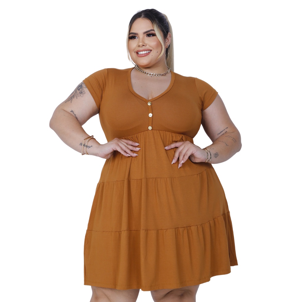 vestido tubinho vestido plus size curto rodado