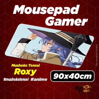 Mouse Pad Gamer Personalizado - Roxy - Mushuko Tensei - Anime - 90x40cm