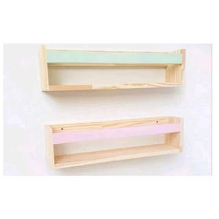 kit 2 Prateleiras para Livros, Bonecas decoração Multiuso 50cm ou 60cm