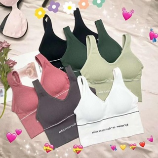 Kit 2 Top Academia de Fitness Ombro Duplo Lindo Atrás Senhoras Tamanho Grande Regata Para Treino Atacado