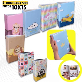 Álbum Fotográfico 500 Fotos 10x15 Adulto Infantil Bebê Recordações Fotografia em Oferta na Shopee