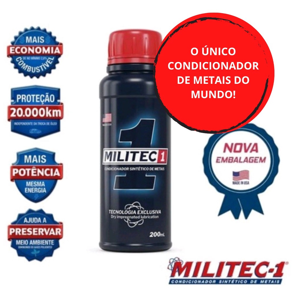 Militec-1 100% Original Dist. Autorizado 200ml Condicionador Lubrificantes