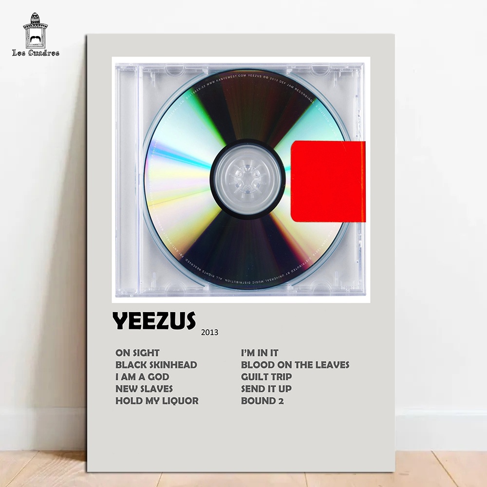 Quadro Placa Decorativa Kanye West Ye Graduation em MDF 28x20cm ...