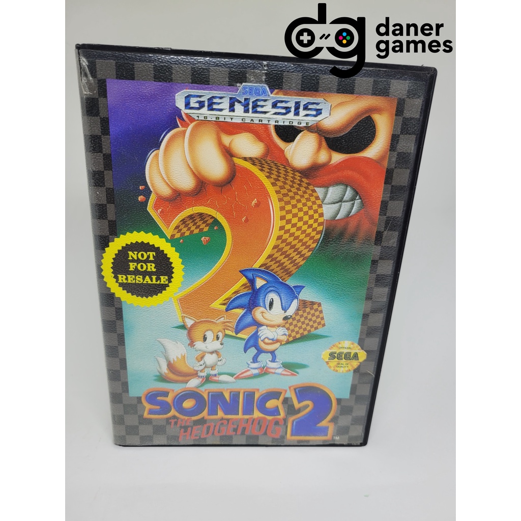 Sonic 2 Not for Resale para Mega Drive Genesis Completo