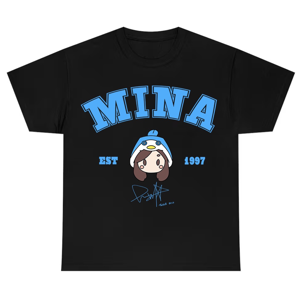 Camiseta T-shirt Unissex Algodão Mina Twice Fofa Kpop | Shopee Brasil