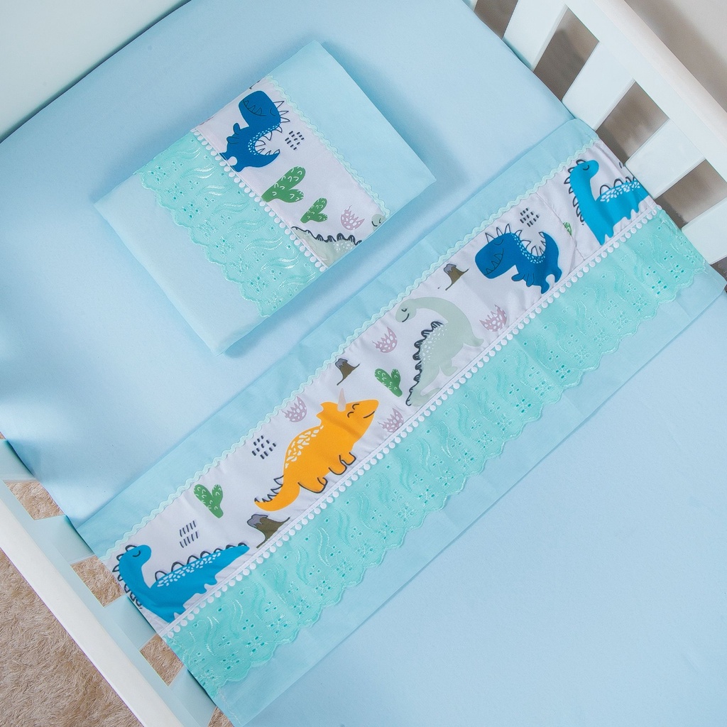 Jogo de Lençol Para Berço Americano Padrão 3 Pçs Algodão - Linha 2023