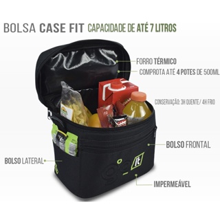 Bolsa Térmica Fitness Impermeável Lancheira Marmiteira - FC Fit