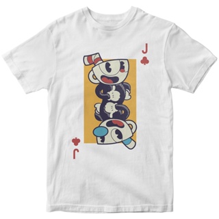 Camiseta Infantil Cuphead Show Xicrinho e Caneco Game