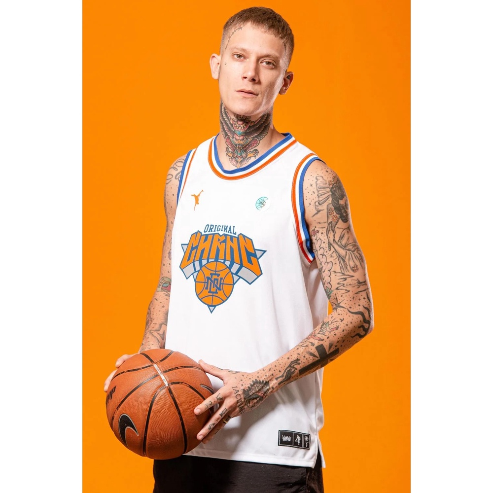 Camisa Masculina Regata Basquete Chronic NG 7 – Acompanha adesivos 