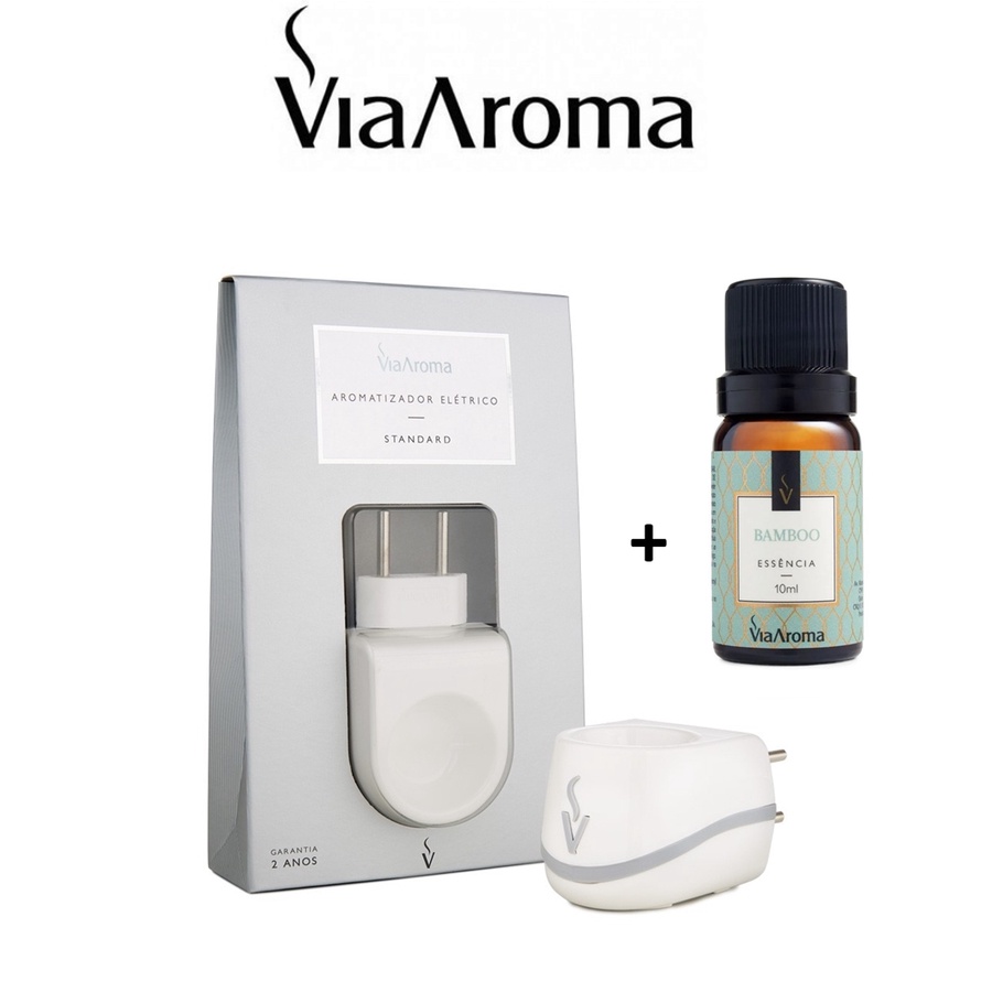 Aromatizador Difusor Standard Via Aroma + 1 Essencia - escolha seu aroma
