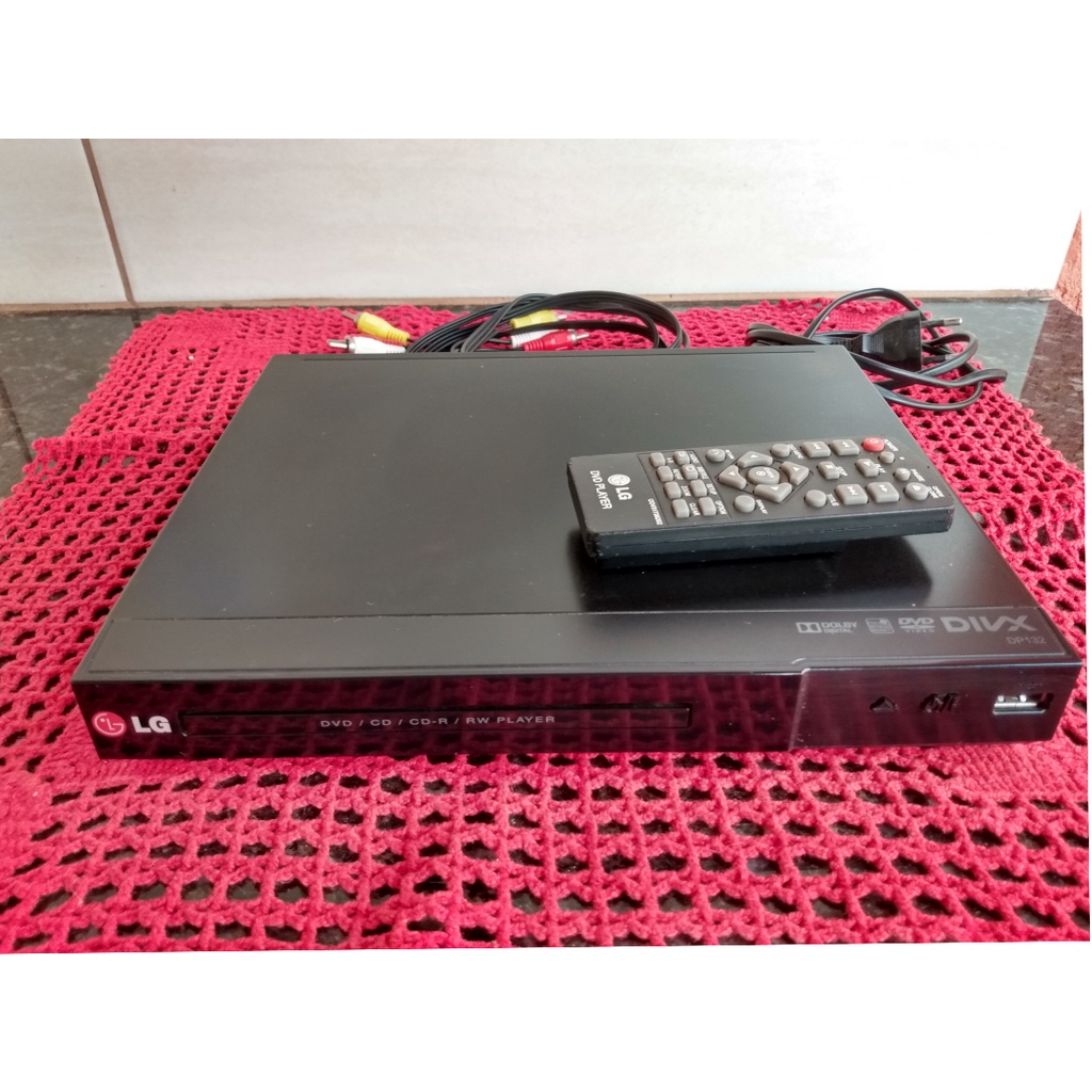 Dvd player LG USB frontal dp132 Shopee Brasil