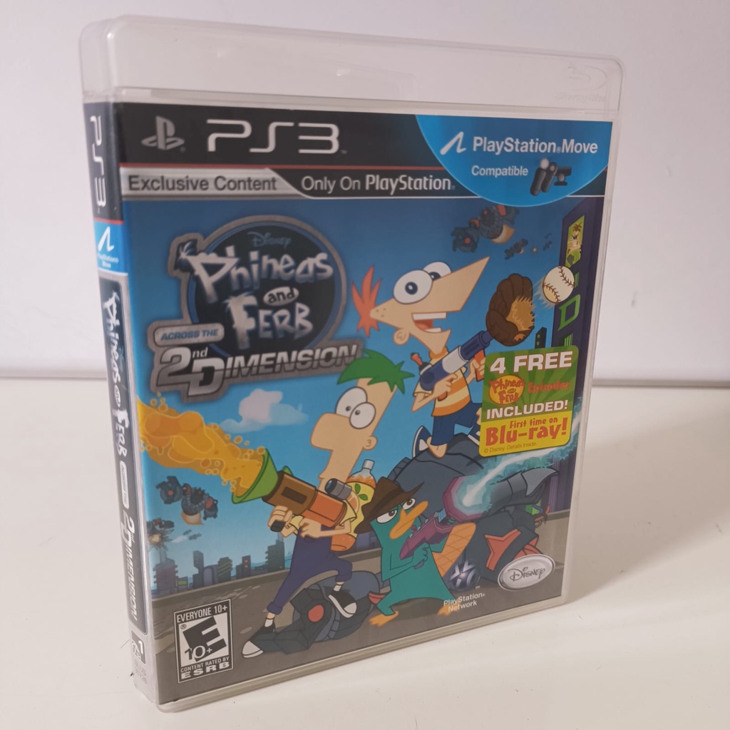 Jogo Infantil Ps3 Phineas And Ferb Físico Seminovo Original | Shopee Brasil