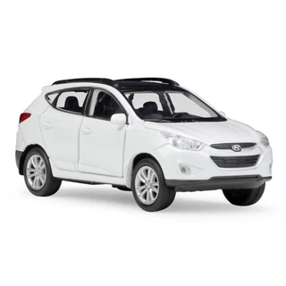 Miniatura Hyndai Tucson IX35 Welly 1/36 Metal e Fricção Branco