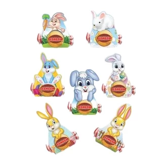 7 unid Porta Bombom Pascoa Coelho p/ Lembrancinha em Oferta na Shopee