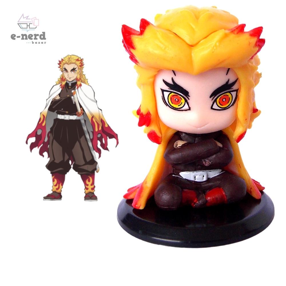 Action Figure Demon Slayer - Rengoku (Hashira do Fogo) Anime