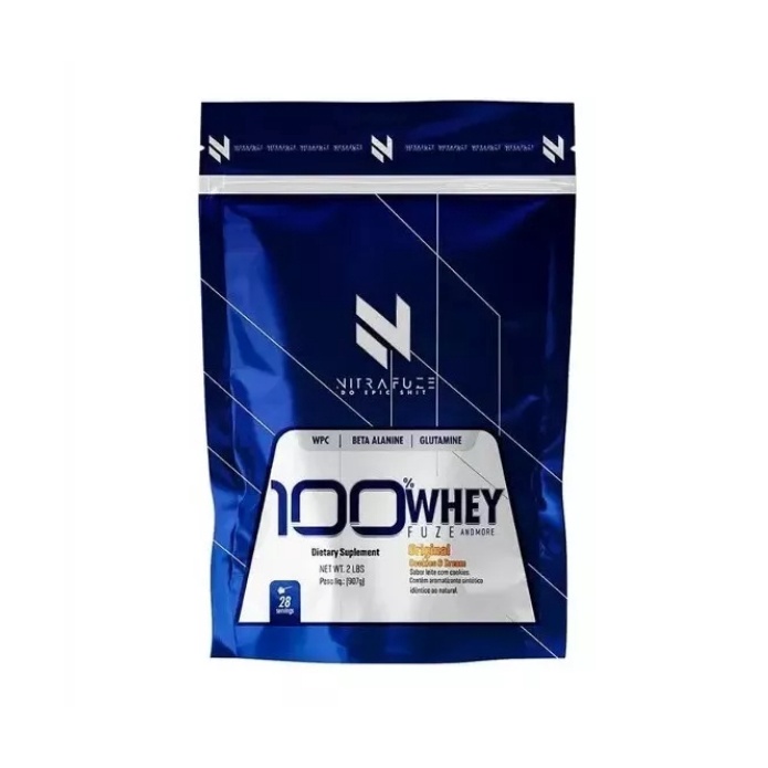 100% Whey Fuze Refil 907g