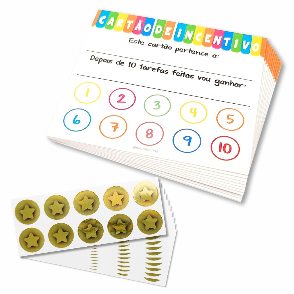 10-cart-es-de-incentivo-recompensa-crian-a-escola-tarefas-shopee-brasil