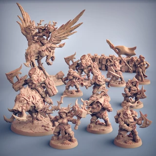 MINIATURAS de Tabuleiro e RPG Dungeons & Dragons Coleção -AG Dwarven Oathbreakers - AG