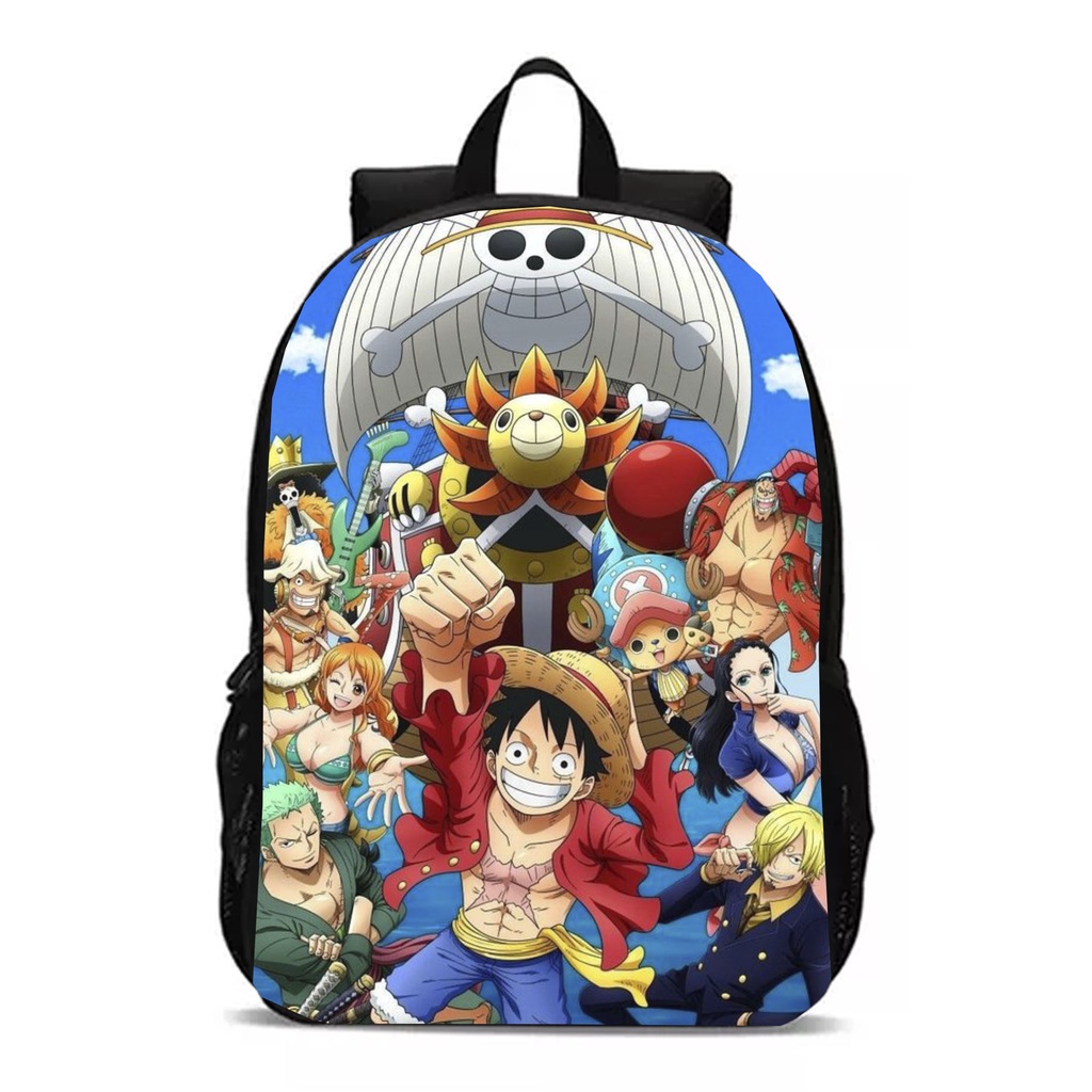 Mochila One Piece anime manga adolescentes escolar do estudante Viagem em  Promoção na Shopee Brasil 2023