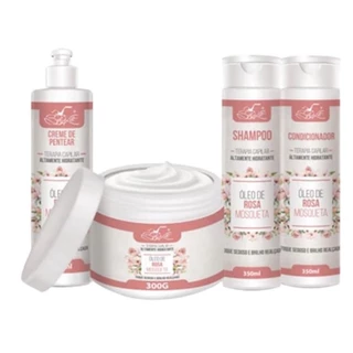 Kit Tratamento Capilar Óleo de Rosa Mosqueta Belkit – 4 itens