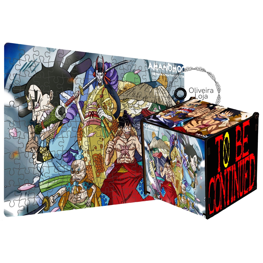Quebra-cabeça One Piece Wano Anime