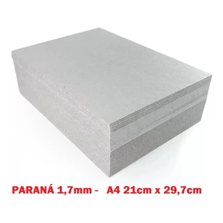 8 Placas Papelão Paraná 1,7mm - A4