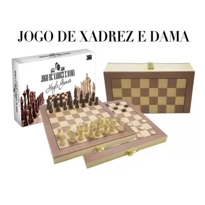 Jogo de xadrez dobrável tabuleiro 23x23 em Promoção na Shopee