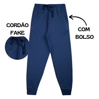 Calça Infantil moletom, peluciado, flanelado, Calça Uniforme