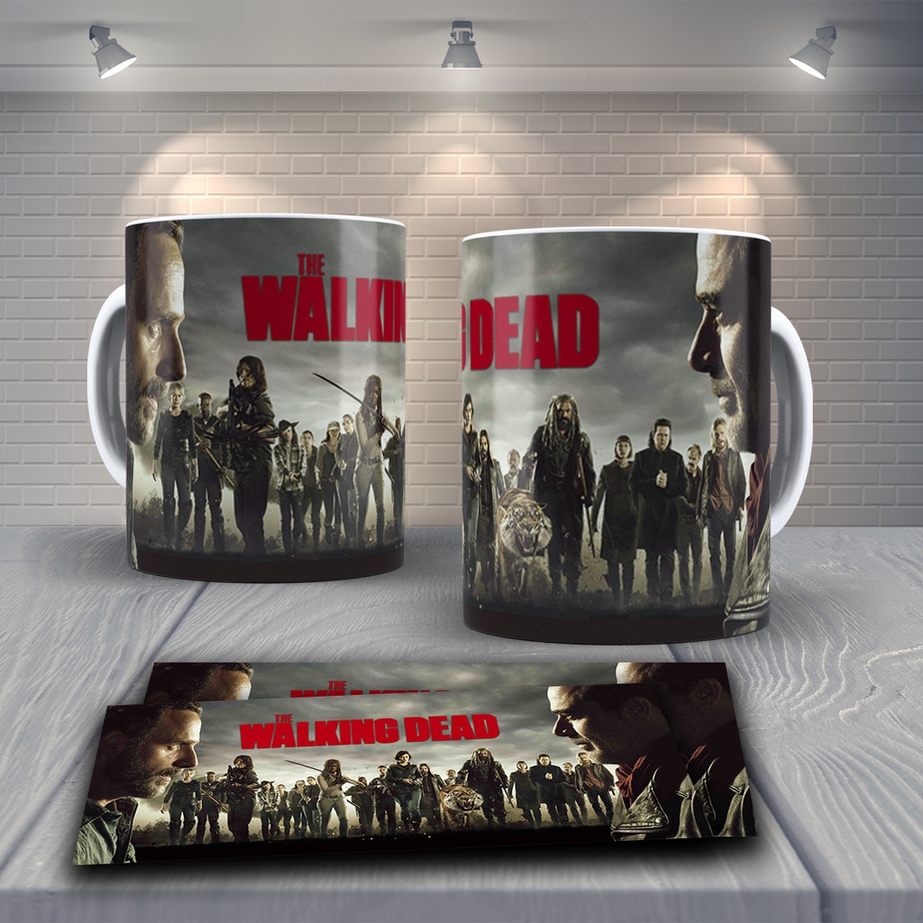 Caneca The Walking Dead TWD COM SEU NOME de Porcelana vários modelos