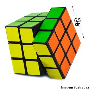 Cubo Mágico Interativo Rubick Tradicional 6,5x6,5x6,5cm - Loja
