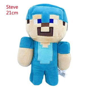 Lindo Boneco Pelúcia Minecraft Pelucia My World Grande Wolf Warden Steve  Creeper Boneca De Pano Brinquedo de Criança