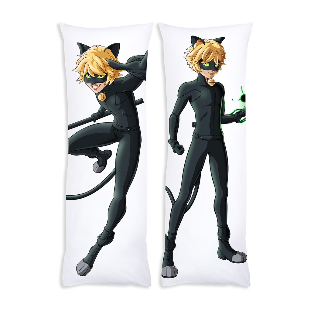 Dakimakura (Travesseiro de abraçar) Miraculous As Aventuras de Ladybug - Cat Noir