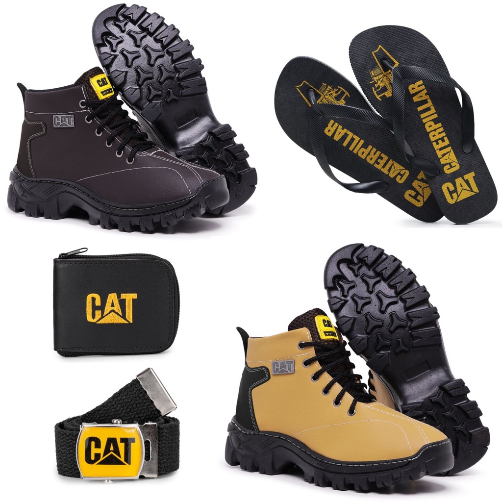 Kit 2 Pares Bota Caterpillar Adventure