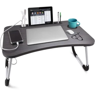Mesa Notebook Dobrável E Portátil Para Cama E Sofá Home Office Estudo Café