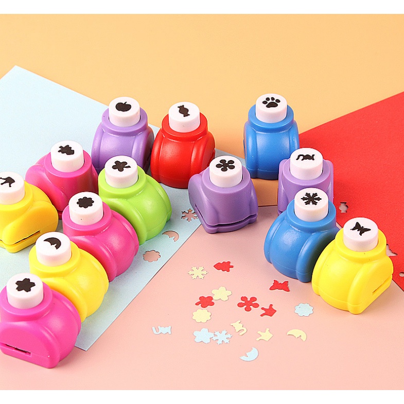 kit 5unidade unidades Mini Furador de furo de papel gravação Aleatória ...