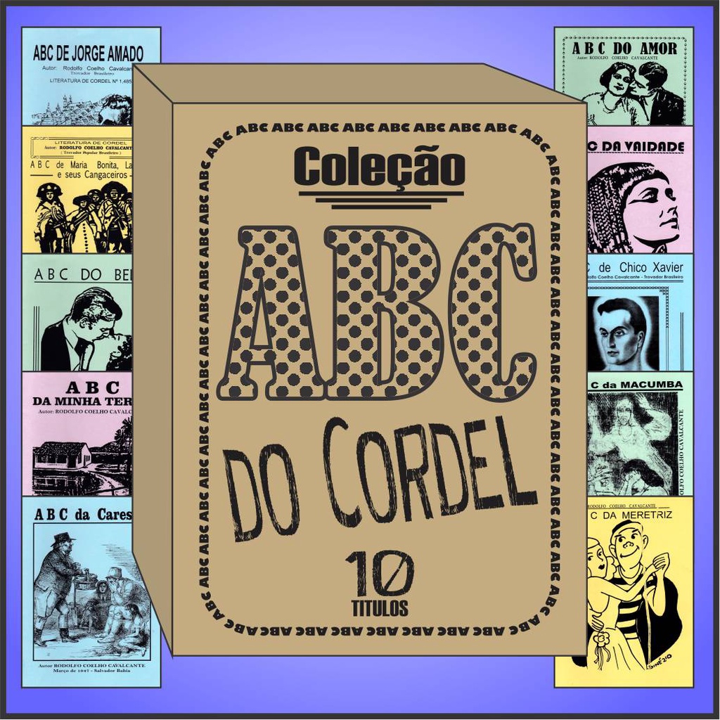 Coleção ABC do Cordel 10 Titulos | Shopee Brasil