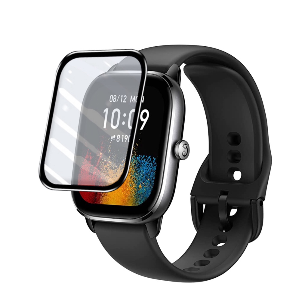 Película Gel 3d Proteção Tela Para Amazfit Gts 4 Mini 1,65