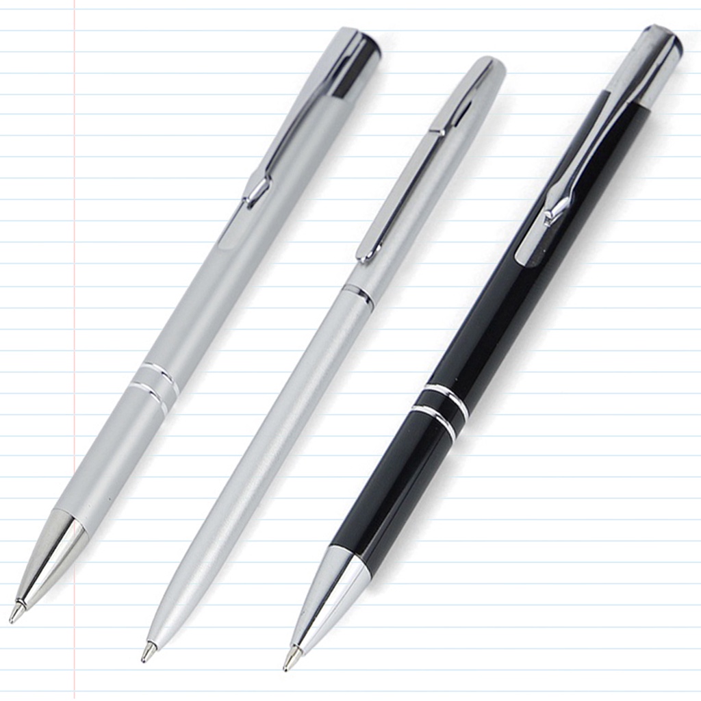 KIT 10 Caneta escolar executiva metal