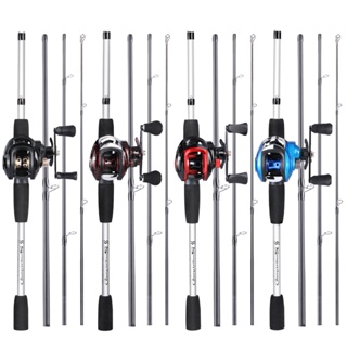 Vara de pesca com carretilha Sougayilang 1.98M 12+1 bb 7.2:1 Max Drag 16KG