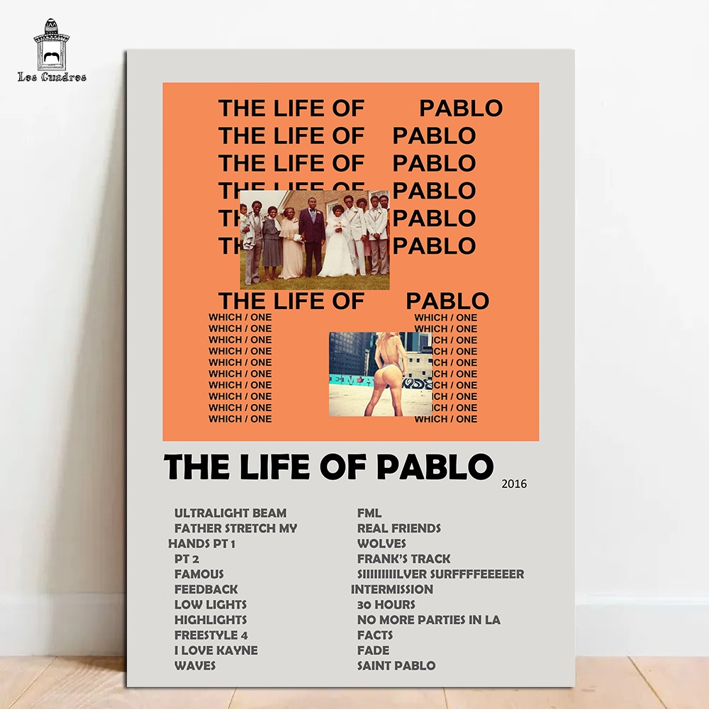 Quadro Placa Decorativa Kanye West Ye Graduation em MDF 28x20cm ...