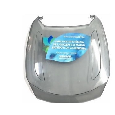 Tampa Tanquinho Suggar Nova Lavamax Eco 10 Kg Fumê Original