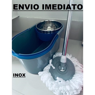 Kit Mop inox 13 Litros Completo Super Absorvente