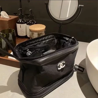 Necessaire feminino bolsa bolsinha de maquiagem cosméticos organizador grande feminina profissional bolsa para maquiagem com divisoria