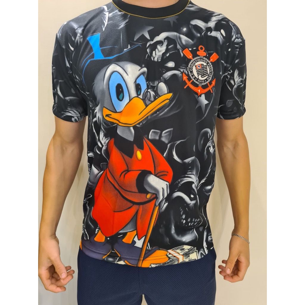 Camiseta de Time Tio Patinhas Corinthians | Shopee Brasil