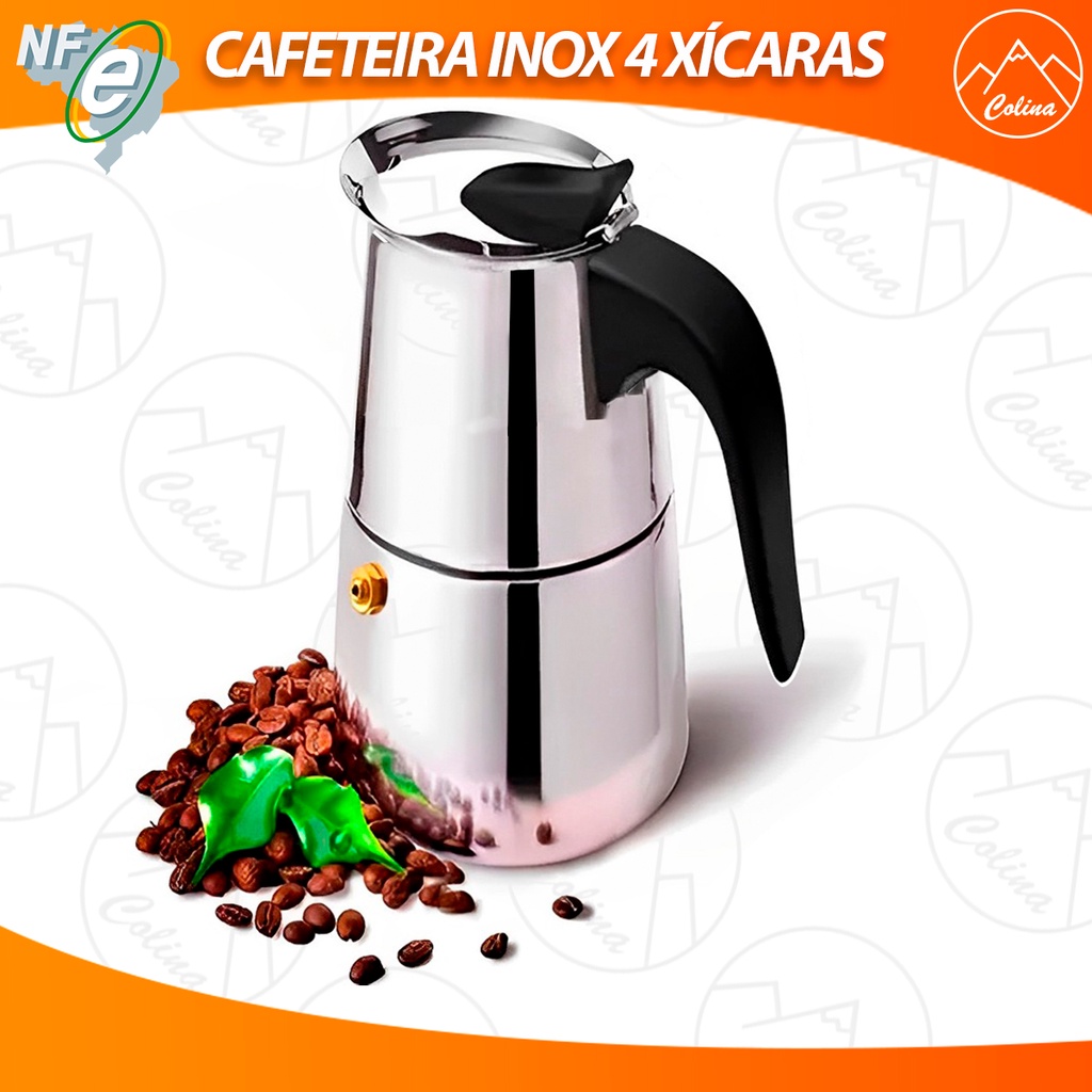 Moka Induction Cooker Bialetti Induction Cooker 4 Xicaras Inox Venus  10410004 - AliExpress